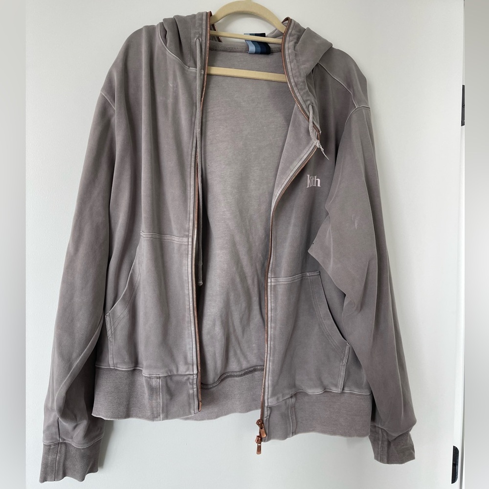 KITH ZIP UP HOODIE